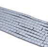 4X2MM Matte Black Hematite Gemstone Square Flat Loose Beads 16 inch Full Strand (80000283-A48)