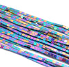 3X1MM Rainbow Hematite Gemstone Square Flat Loose Beads 16 inch Full Strand (80000292-A48)