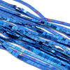 3X1MM Blue Hematite Gemstone Square Flat Loose Beads 16 inch Full Strand (80000294-A48)