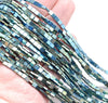 3X1MM Green Hematite Gemstone Square Flat Loose Beads 16 inch Full Strand (80000295-A48)