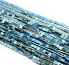 3X1MM Green Hematite Gemstone Square Flat Loose Beads 16 inch Full Strand (80000295-A48)