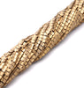 2MM Matte Gold Hematite Gemstone Square Rouded Cube Loose Beads 16 inch Full Strand (80000300-A48)