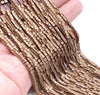 2MM Matte Bronze Hematite Gemstone Square Rouded Cube Loose Beads 16 inch Full Strand (80000301-A48)