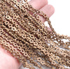 6X2MM Matte Bronze Hematite Gemstone Flower Loose Beads 16 inch Full Strand (80000306-A48)