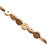 6X2MM Matte Gold Hematite Gemstone Circle Coin Loose Beads 16 inch Full Strand (80000322-A49)