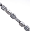 8X7MM Matte Silver Hematite Gemstone Buddha Head Loose Beads 16 inch Full Strand (80000332-A45)