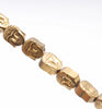 8X7MM Gold Hematite Gemstone Buddha Head Loose Beads 16 inch Full Strand (80000336-A45)