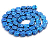 8X7MM Blue Hematite Gemstone Buddha Head Loose Beads 16 inch Full Strand (80000339-A45)