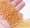 6MM Citrine Gemstone Round Loose Beads 15 inch Full Strand (80000424-A69)