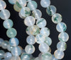 8MM Green Moss Agate Gemstone Round Loose Beads 7.5 inch Half Strand (80000456 H-A67)