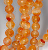 12MM Carnelian Red Agate Gemstone Round Loose Beads 15 inch Full Strand (80000462-A76)