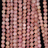 4MM Pink Rhodonite Gemstone Grade AA Round Loose Beads 15.5 inch Full Strand (80000475-A75)