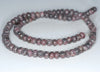 6X4MM Dark Pink Rhodonite Gemstone Rondelle Loose Beads 16 inch Full Strand (80000554-A73)