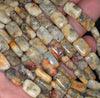 12X8MM Crazy Lace Agate Gemstone Rectangle Loose Beads 16 inch Full Strand (80000565-A73)