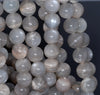 12MM Grey Moonstone Gemstone Grade AB Round Loose Beads 15.5 inch Full Strand (80000868-A79)