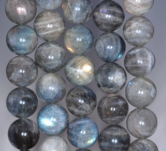14MM Labradorite Gemstone Round Loose Beads 7.5 inch Half Strand (80000869 H-A79)