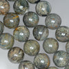15MM Chrysoberyl Gemstone Round Loose Beads 8.5 inch Half Strand (80001109-A158)
