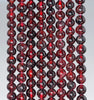 5MM Dark Red Garnet Gemstone Round Loose Beads 15.5 inch Full Strand (80001138-A165)