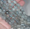 10MM Aquamarine Gemstone Grade A Hexagon Loose Beads 15.5 inch Full Strand (80001413-A106)