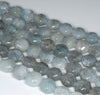 10MM Aquamarine Gemstone Grade A Hexagon Loose Beads 15.5 inch Full Strand (80001413-A106)