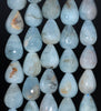 13X9-12X9MM Aquamarine Gemstone Grade A Faceted Teardrop Loose Beads 15.5 inch Full Strand (80001426-A106)