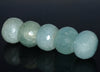 23X17-22X16MM Aquamarine Gemstone Grade A Faceted Rondelle Loose Beads (80001591-A95)
