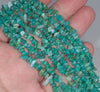5-6MM Russian Amazonite Gemstone Pebble Nugget Chip Loose Beads 34 inch (80001737-A15)