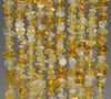 5-6MM Yellow Opal Gemstone Pebble Nugget Chip Loose Beads 34 inch (80001749-A15)