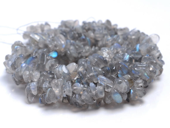 6-7MM Labradorite Gemstone Pebble Nugget Chip Loose Beads 16 inch (80001752 H-A16)