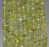5-6MM Peridot Gemstone Pebble Nugget Chip Loose Beads 16 inch (80001754 H-A16)