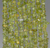 5-6MM Peridot Gemstone Pebble Nugget Chip Loose Beads 34 inch (80001754-A16)