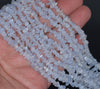 5-6MM Chalcedony Blue Lace Agate Gemstone Pebble Nugget Chip Loose Beads 16 inch (80001755 H-A16)