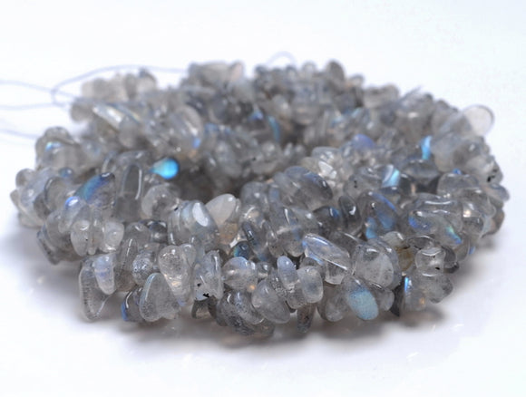 5-6MM Labradorite Gemstone Pebble Nugget Chip Loose Beads 16 inch (80001756 H-A16)