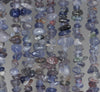 7-8MM Iolite Gemstone Pebble Nugget Chip Loose Beads 34 inch (80001796-A18)