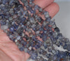 7-8MM Iolite Gemstone Pebble Nugget Chip Loose Beads 16 inch (80001796 H-A18)