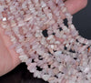 7-9MM Kunzite Gemstone Pebble Nugget Chip Loose Beads 16 inch (80001803 H-A22)