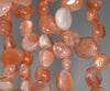 9-11MM Sunstone Gemstone Pebble Nugget Granule Loose Beads 7.5 inch Half Strand (80001840 H-A20)