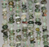 6-7MM Green Rutilated Quartz Gemstone Pebble Nugget Chip Loose Beads 7.5 inch (80001850 H-A25)