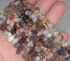 8-9MM Bostwana Agate Gemstone Pebble Nugget Granule Loose Beads 16 inch Full Strand (80001854-A25)