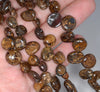 10-11MM Bronzite Gemstone Pebble Nugget Chip Loose Beads 7.5 inch (80001898 H-A29)