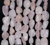 8-9MM Morganite Gemstone Pebble Nugget Chip Loose Beads 7.5 inch (80001919 H-A34)
