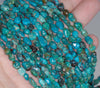 5-6MM Chrysocolla Gemstone Pebble Nugget Granule Loose Beads 7.5 inch Half Strand (80001932 H-A33)
