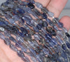 6-7MM Iolite Gemstone Pebble Nugget Granule Loose Beads 7.5 inch Half Strand (80001955 H-A31)