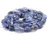 6-7MM Iolite Gemstone Pebble Nugget Granule Loose Beads 7.5 inch Half Strand (80001955 H-A31)