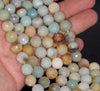 12MM Amazonite Gemstone Faceted Round Loose Beads 7.5 inch Half Strand (80002058 H-A65)