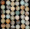 12MM Amazonite Gemstone Faceted Round Loose Beads 7.5 inch Half Strand (80002058 H-A65)