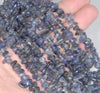 7-8MM Iolite Gemstone Pebble Nugget Chip Loose Beads 15.5 inch (80002073-A9)