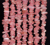 7-8MM Rhodochrosite Gemstone Pebble Nugget Chip Loose Beads 15.5 inch (80002088-A11)