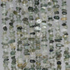 5-6MM Green Rutilated Quartz Gemstone Pebble Nugget Chip Loose Beads 34 inch (80002100-A12)