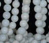 8MM White Green Opal Gemstone Grade A Round Loose Beads 15.5 inch Full Strand (80002657-A89)